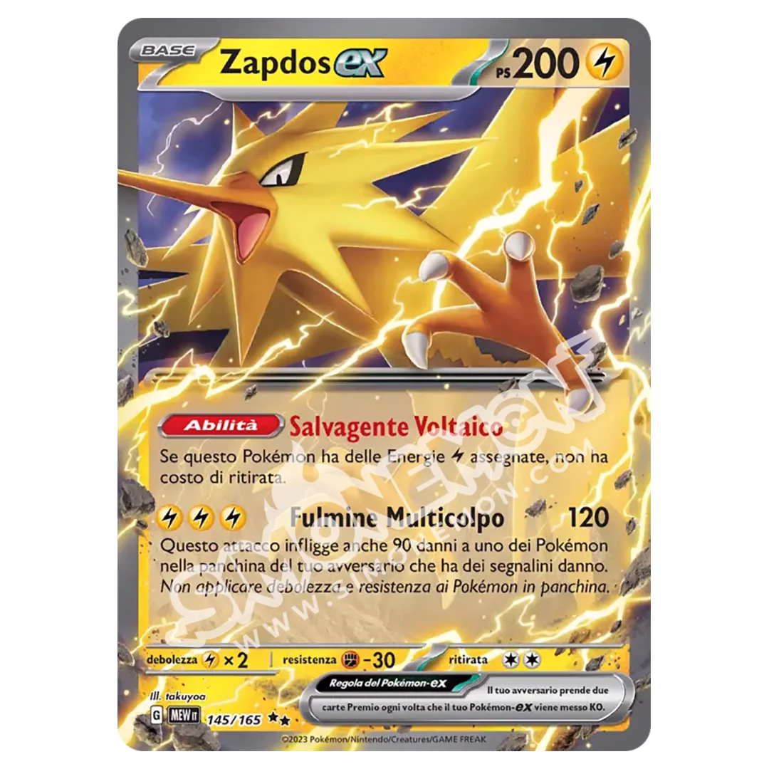 Zapdos-ex 145/165 151 Foil (IT)