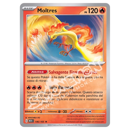 Moltres 146/165 151 Foil (IT)