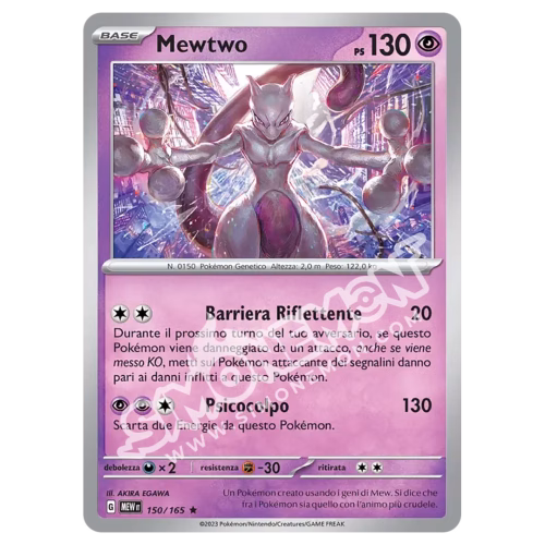Mewtwo 150/165 151 Foil (IT)