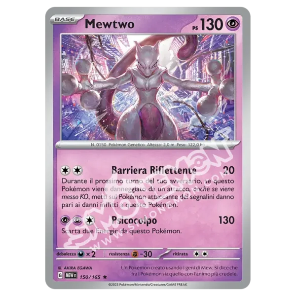 Mewtwo 150/165 151 Foil (IT)