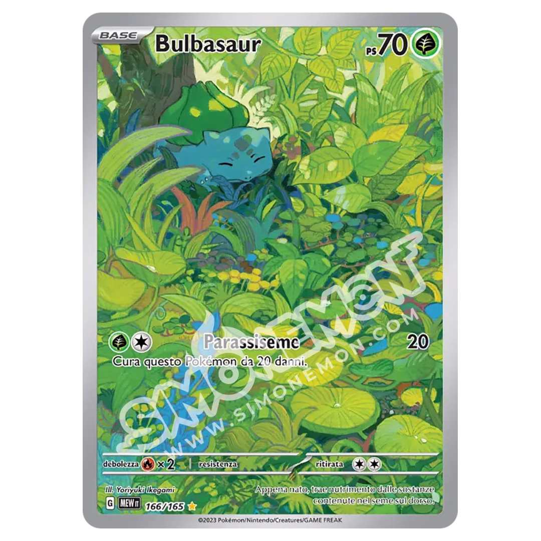 Bulbasaur 166/165 151 (IT)