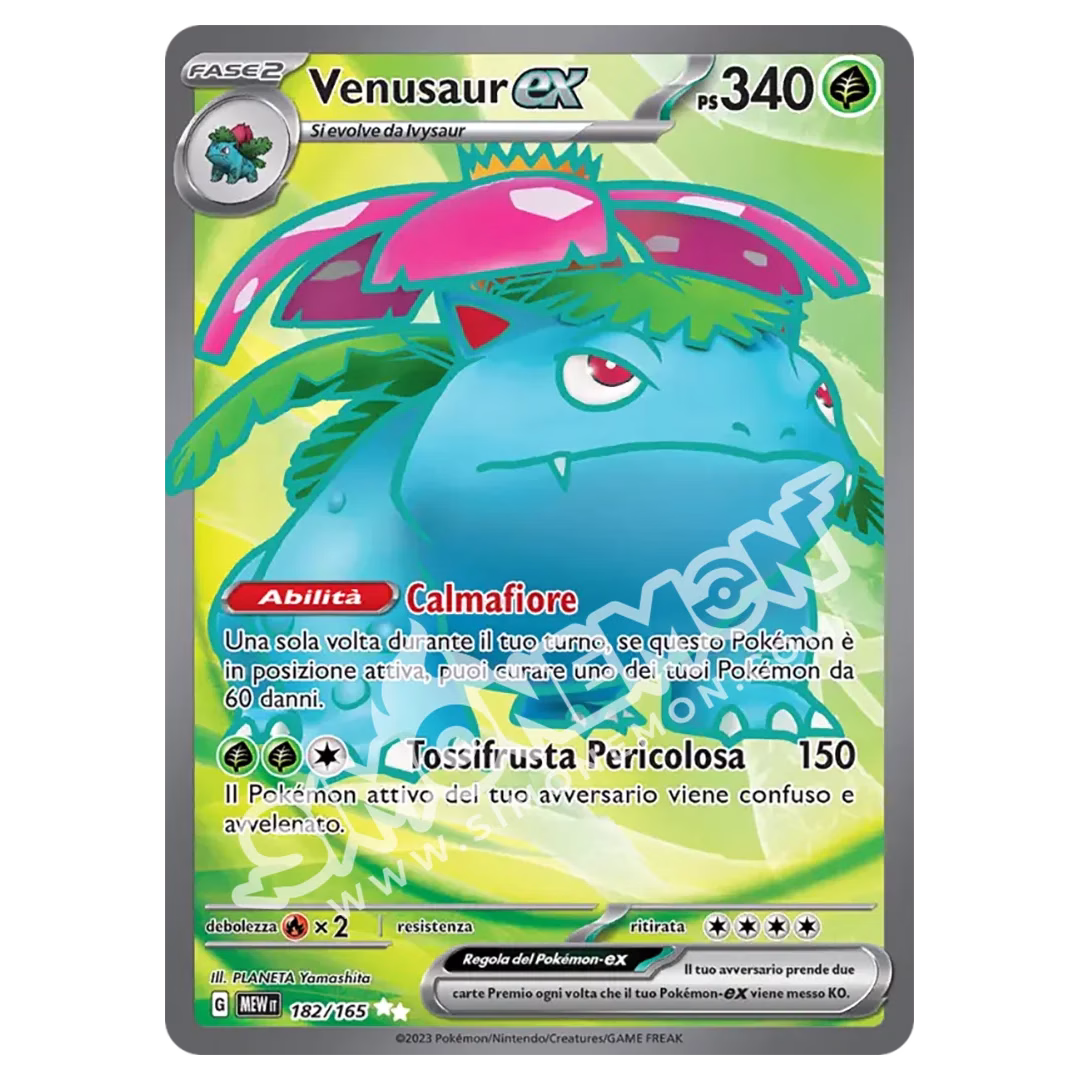 Venusaur-ex 182/165 151 (IT)