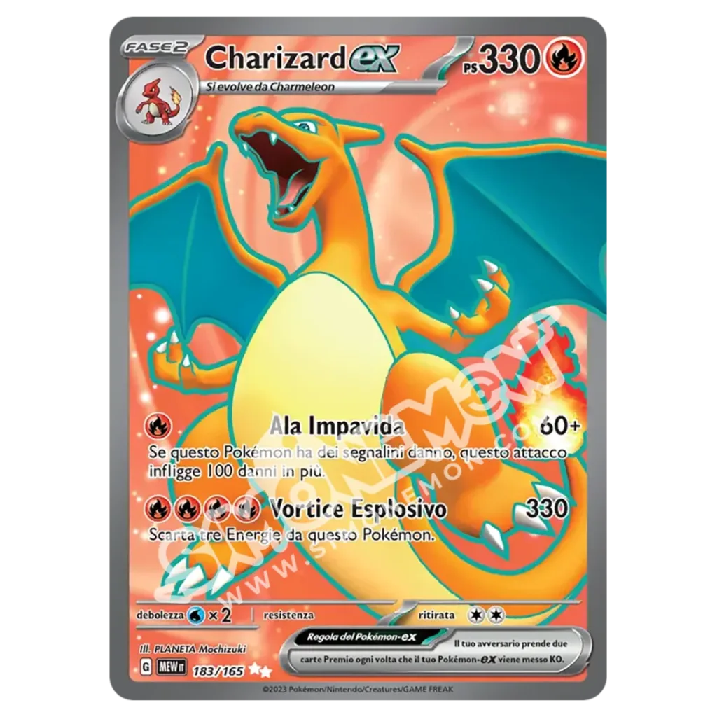 Charizard-ex 183/165 151  (IT)
