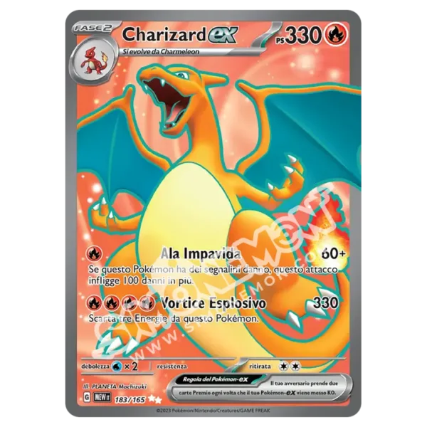 Charizard-ex 183/165 151 (IT)
