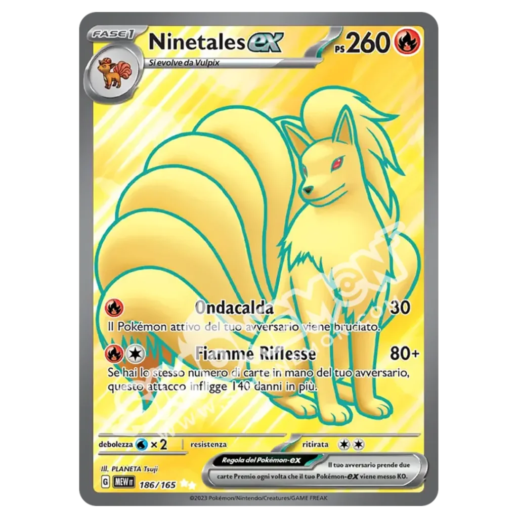 Ninetales-ex 186/165 151 (IT)
