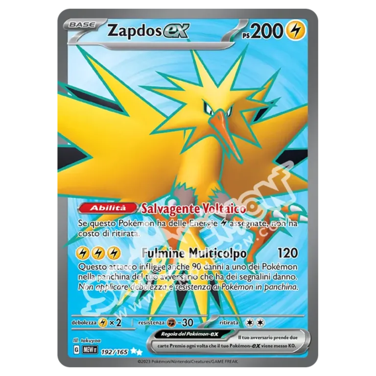 Zapdos-ex 192/165 151 (IT)