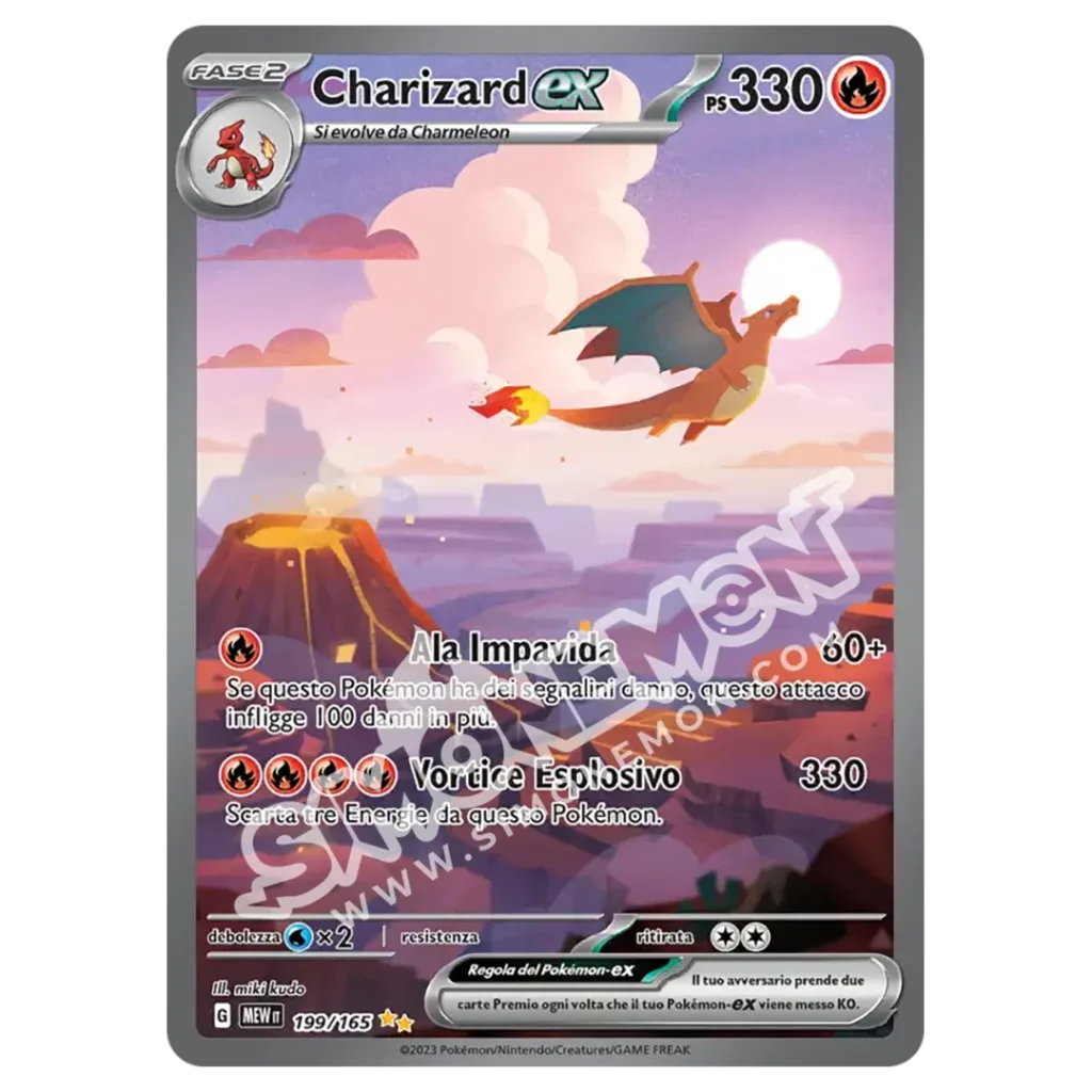 Charizard-ex 199/165 151 (IT)