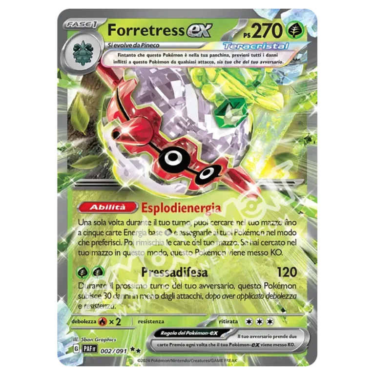 Forretress-ex 002/91 Destino di Paldea (IT)