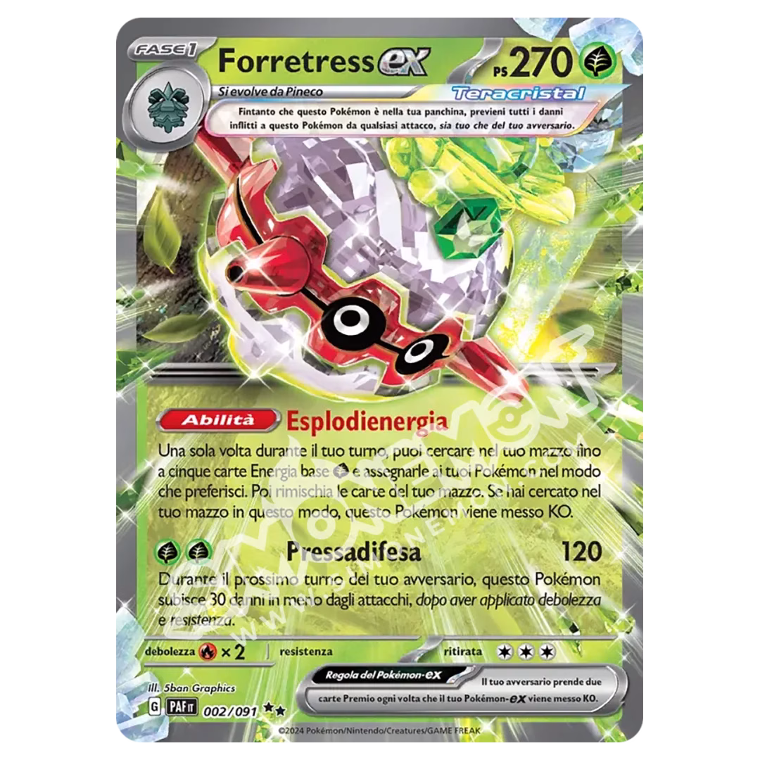 Forretress-ex 002/91 Destino di Paldea (IT)