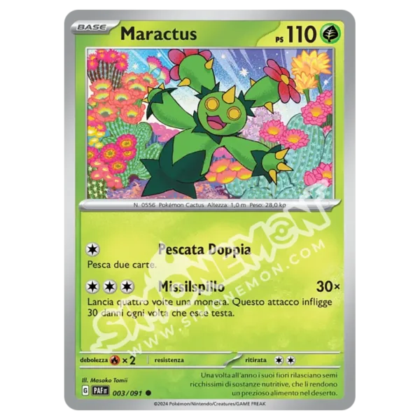 Maractus 003/91 Destino di Paldea Reverse (IT)