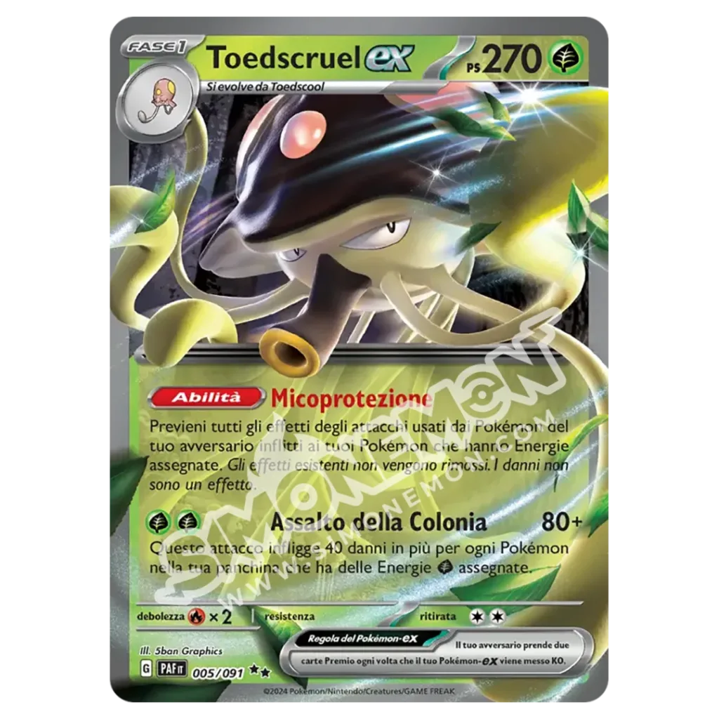 Toedscruel-ex 005/91 Destino di Paldea  (IT)