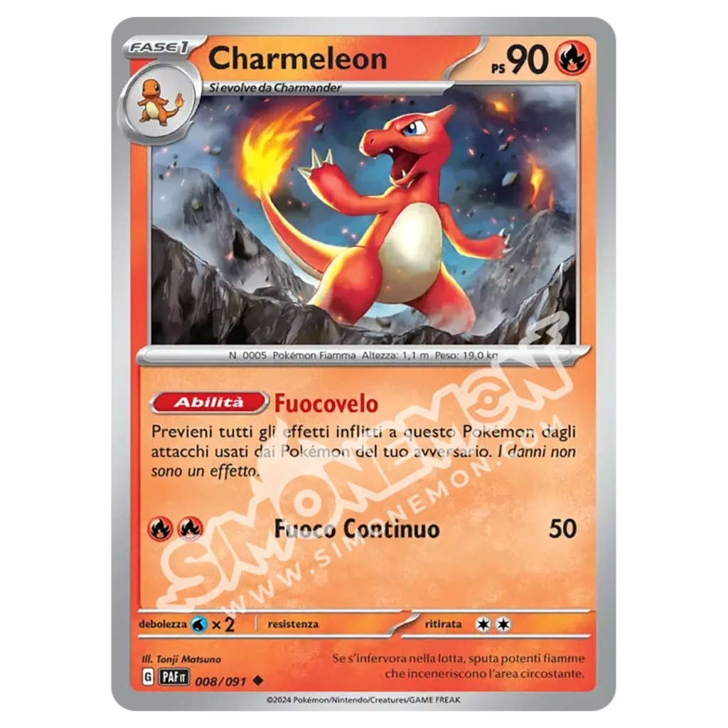 Charmeleon 008/91 Destino di Paldea  (IT)