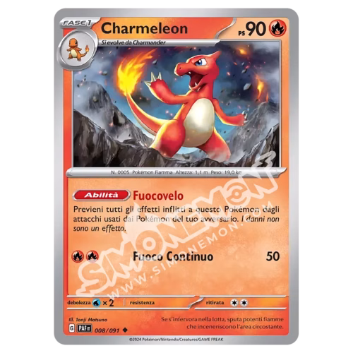 Charmeleon 008/91 Destino di Paldea (IT)
