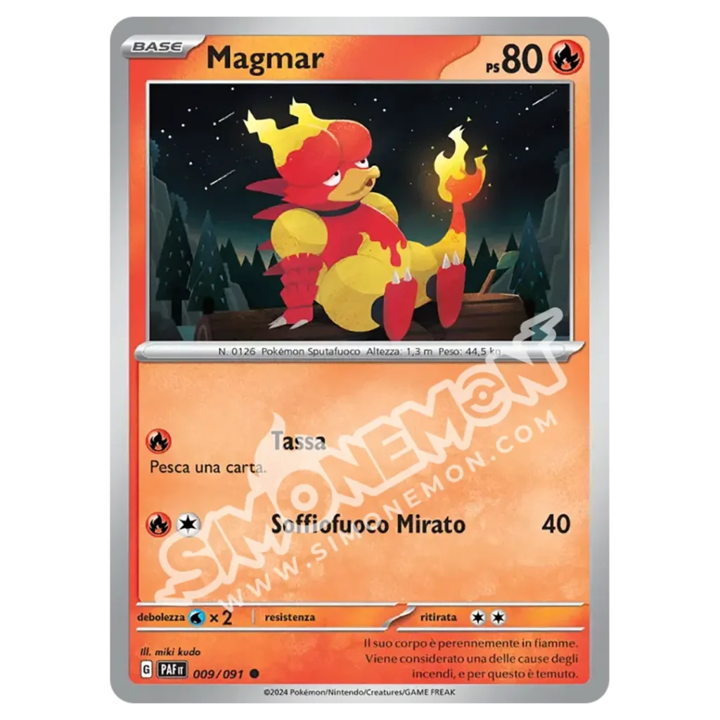 Magmar 009/91 Destino di Paldea (IT)
