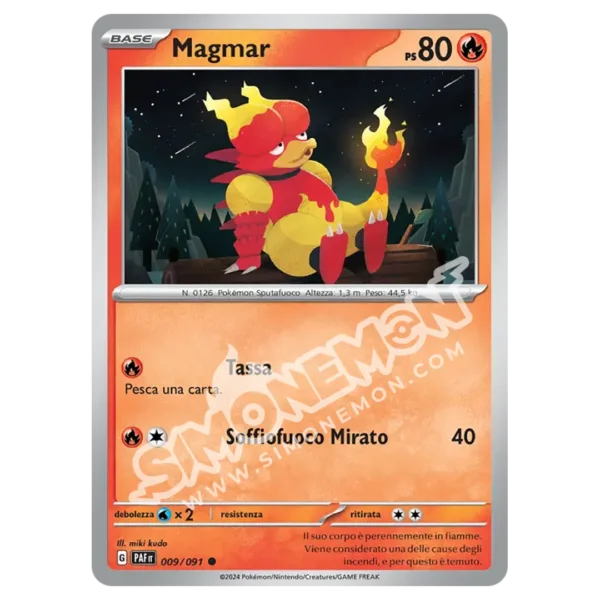Magmar 009/91 Destino di Paldea (IT)