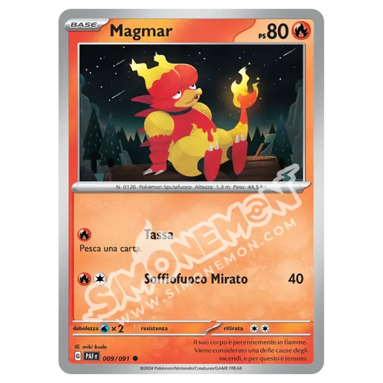 Magmar 009/91 Destino di Paldea (IT)