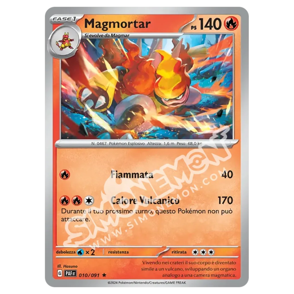 Magmortar 010/91 Destino di Paldea Foil (IT)