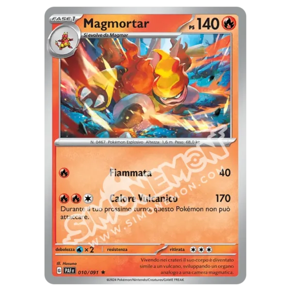 Magmortar 010/91 Destino di Paldea Foil (IT)