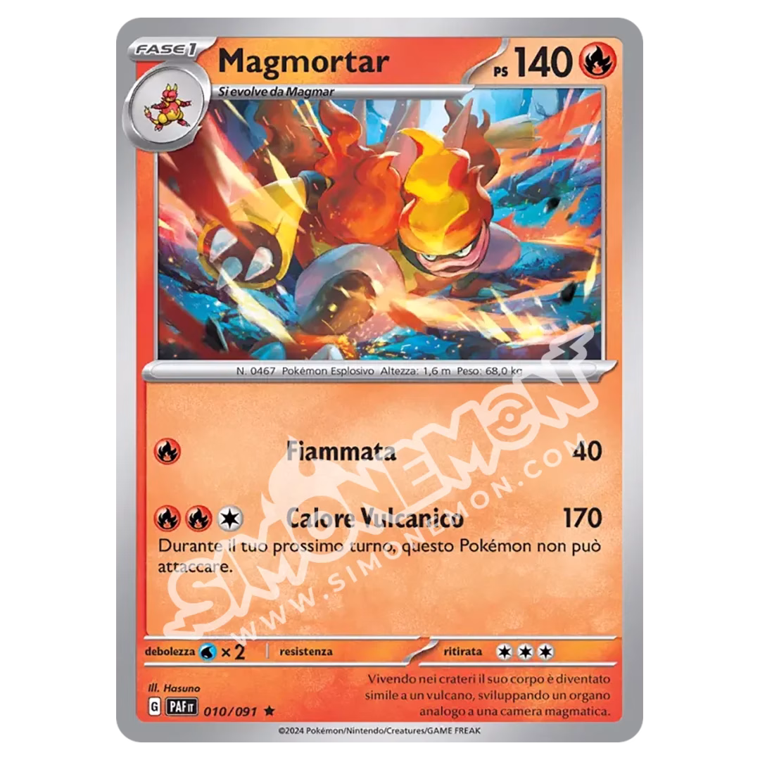 Magmortar 010/91 Destino di Paldea Foil (IT)
