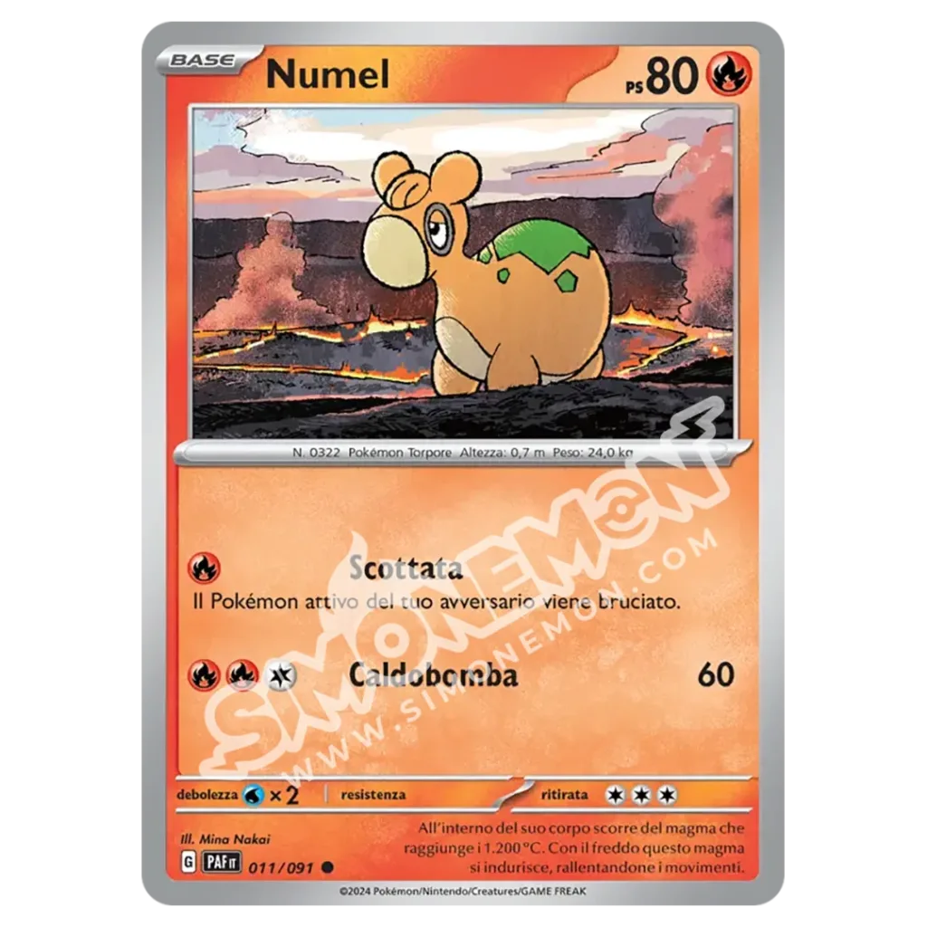 Numel 011/91 Destino di Paldea Reverse (IT)