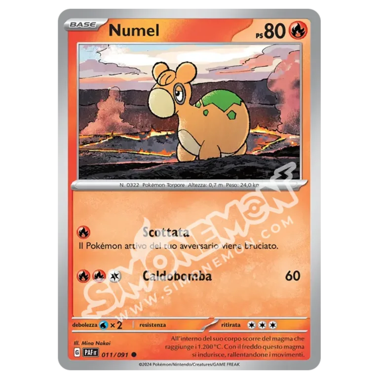 Numel 011/91 Destino di Paldea (IT)