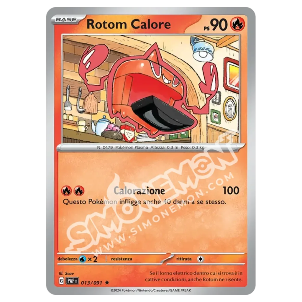 Rotom Calore 013/91 Destino di Paldea Foil (IT)
