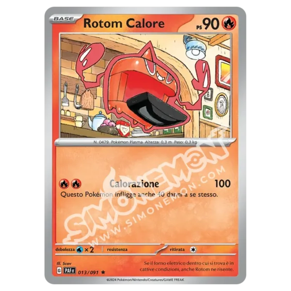 Rotom Calore 013/91 Destino di Paldea Foil (IT)