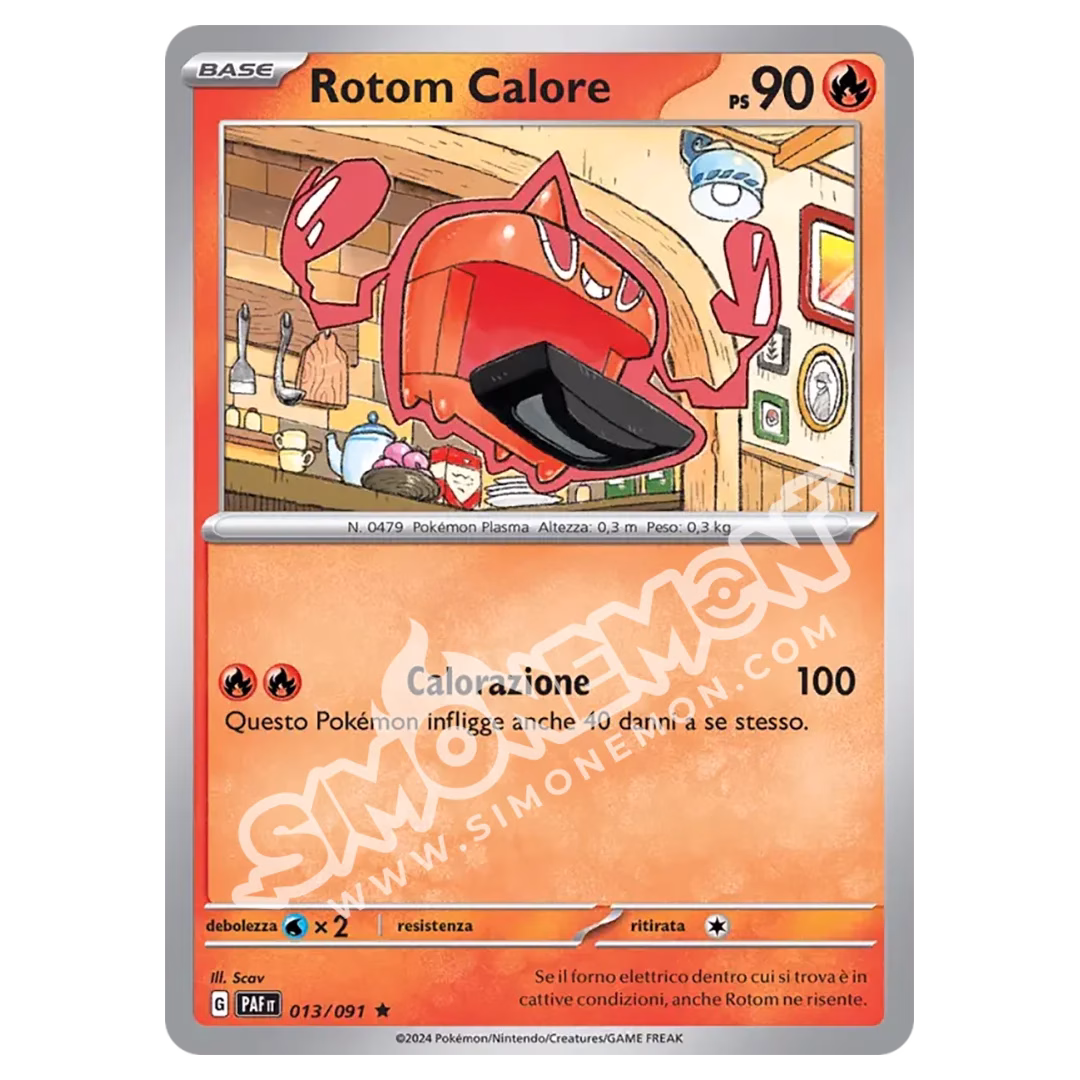 Rotom Calore 013/91 Destino di Paldea Foil (IT)