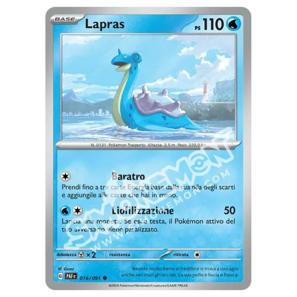 Lapras 016/91 Destino di Paldea Reverse (IT)