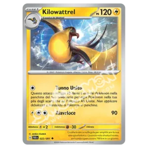 Kilowattrel 022/91 Destino di Paldea Reverse (IT)