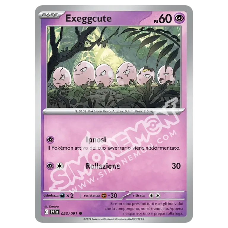 Exeggcute 023/91 Destino di Paldea (IT)
