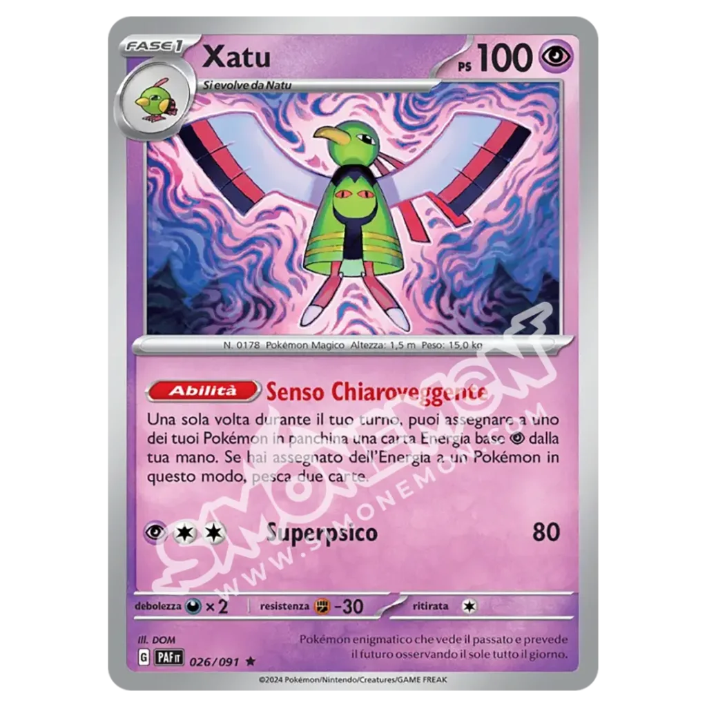 Xatu 026/91 Destino di Paldea Foil (IT)