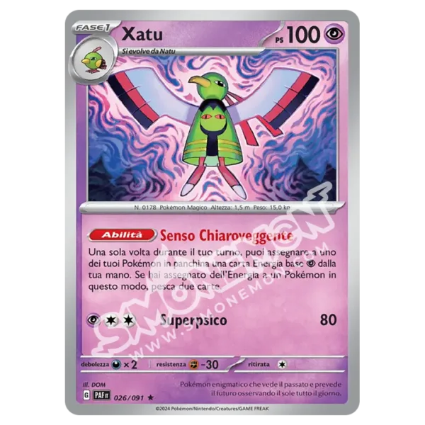 Xatu 026/91 Destino di Paldea Foil (IT)