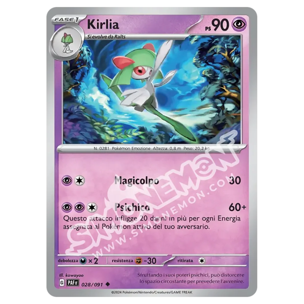 Kirlia 028/91 Destino di Paldea Reverse (IT)