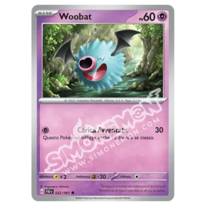 Woobat 032/91 Destino di Paldea Reverse (IT)
