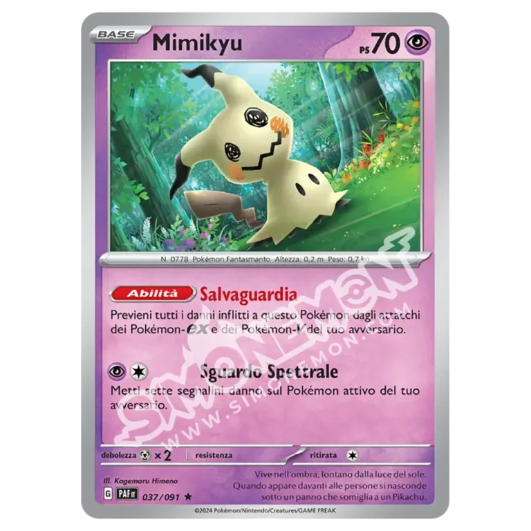 Mimikyu 037/91 Destino di Paldea (IT)