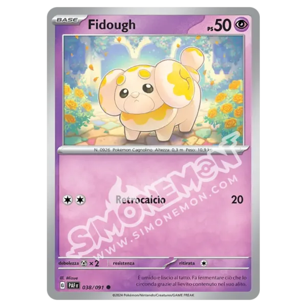 Fidough 038/91 Destino di Paldea Reverse (IT)