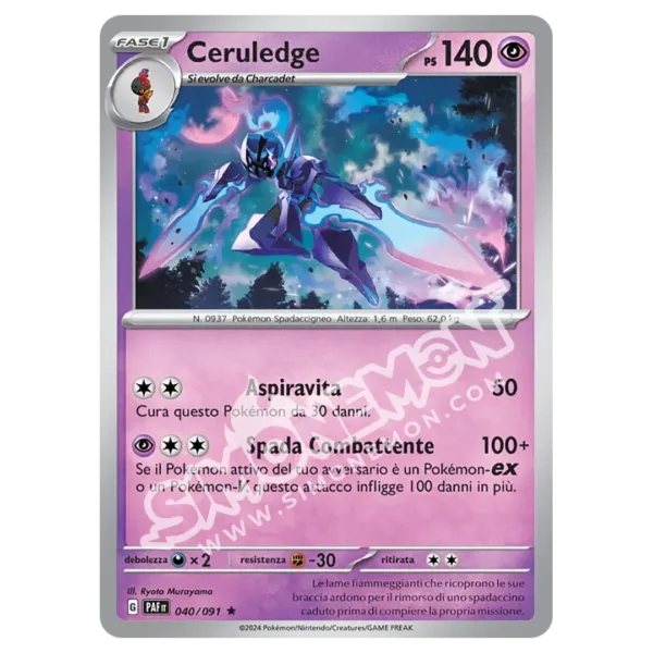 Ceruledge 040/91 Destino di Paldea Foil (IT)