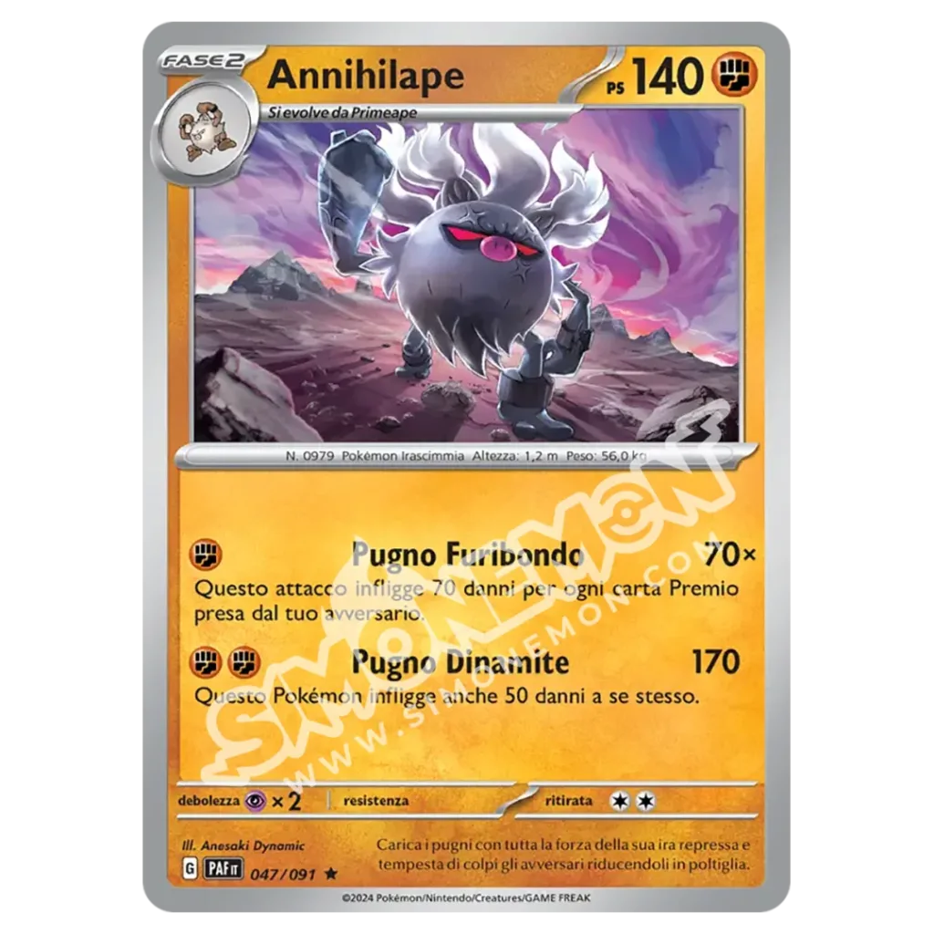 Annihilape 047/91 Destino di Paldea Foil (IT)