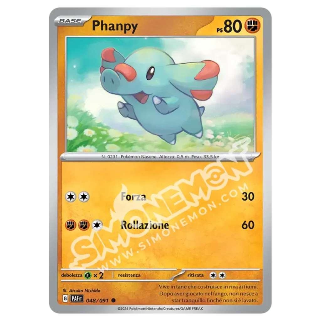 Phanpy 048/91 Destino di Paldea Reverse (IT)