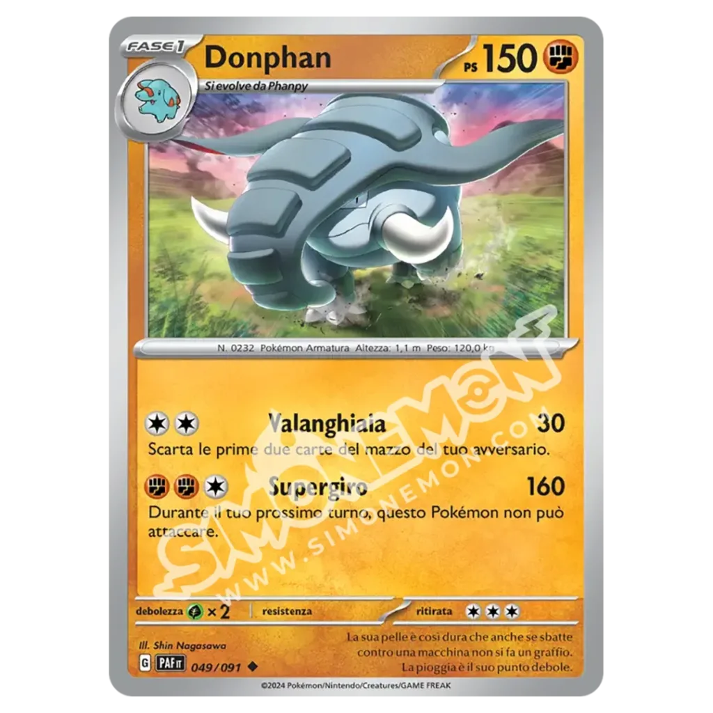 Donphan 049/91 Destino di Paldea Reverse (IT)