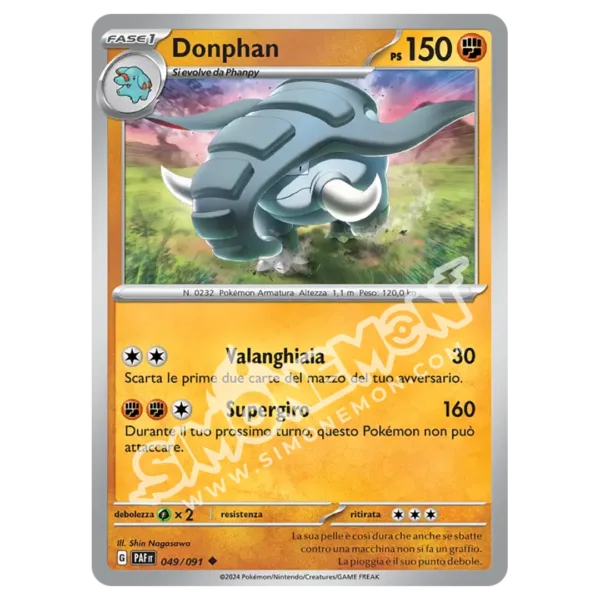 Donphan 049/91 Destino di Paldea Reverse (IT)