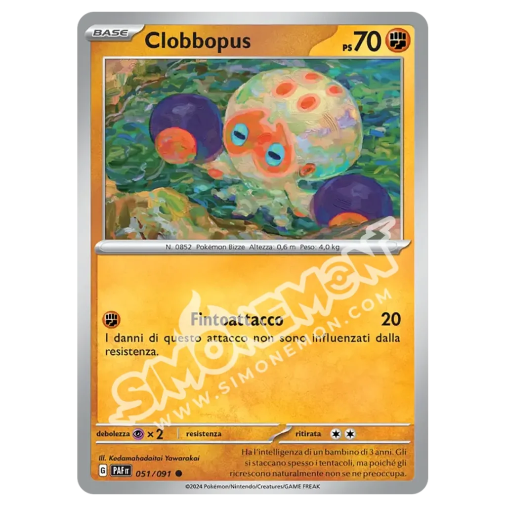 Clobbopus 051/91 Destino di Paldea Reverse (IT)