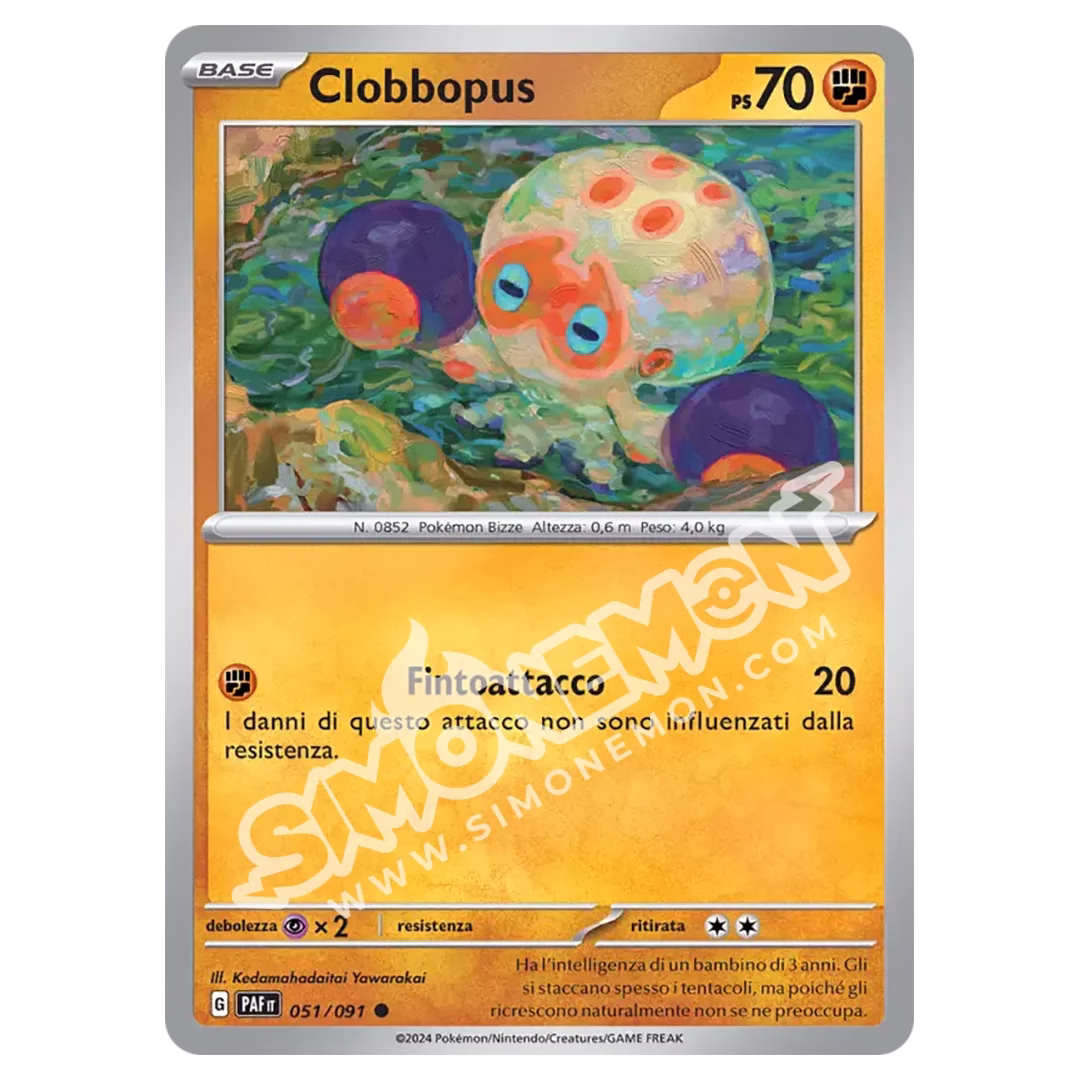 Clobbopus 051/91 Destino di Paldea Reverse (IT)