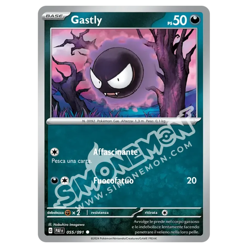 Gastly 055/91 Destino di Paldea Reverse (IT)