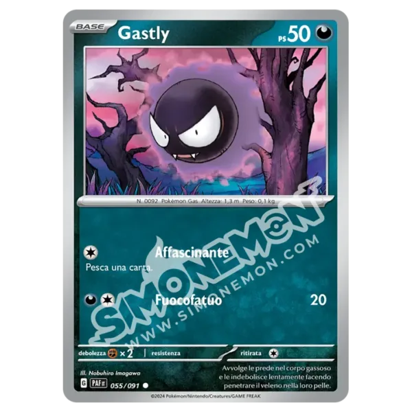Gastly 055/91 Destino di Paldea Reverse (IT)