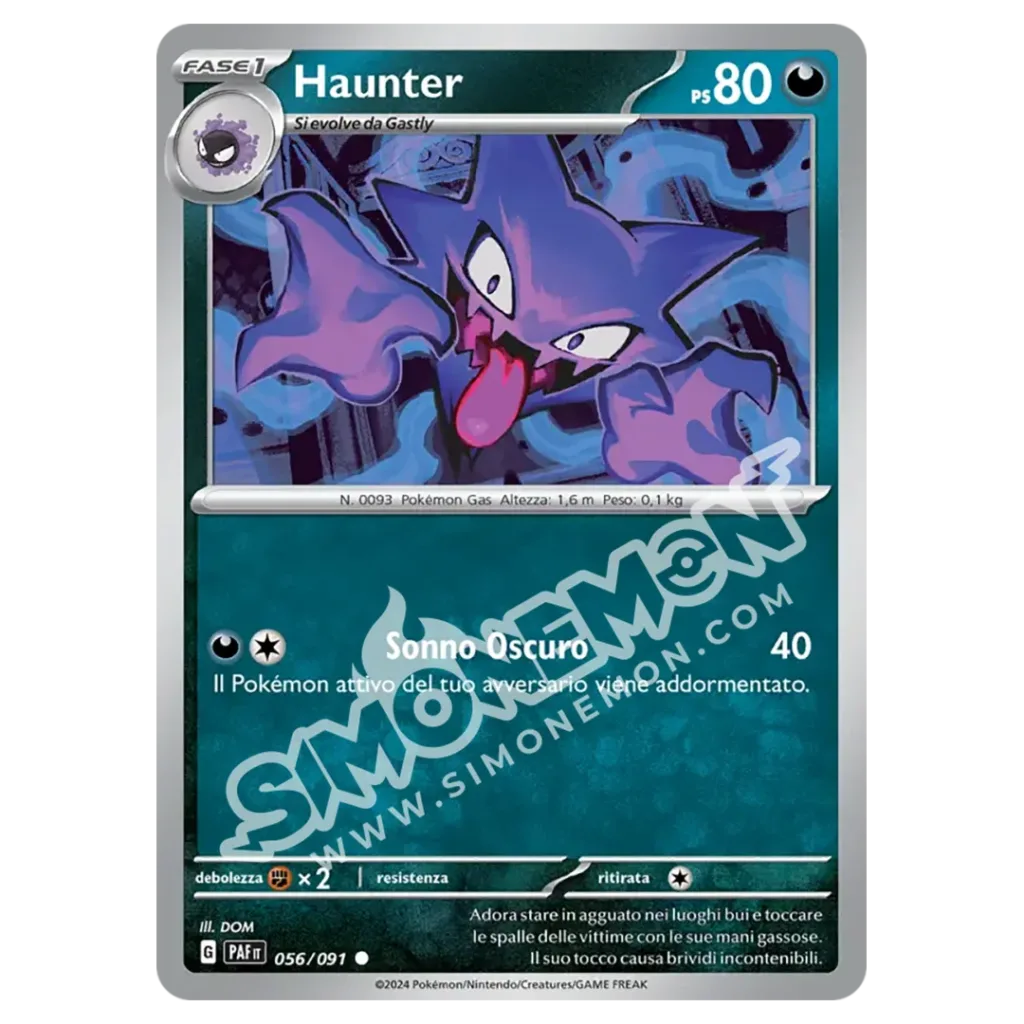 Haunter 056/91 Destino di Paldea Reverse (IT)