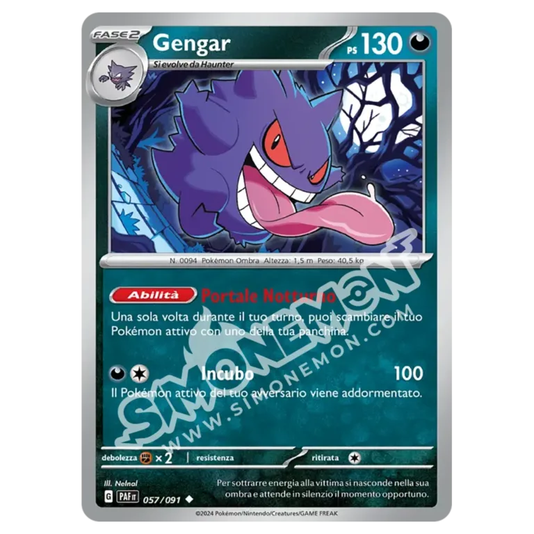 Gengar 057/91 Destino di Paldea (IT)
