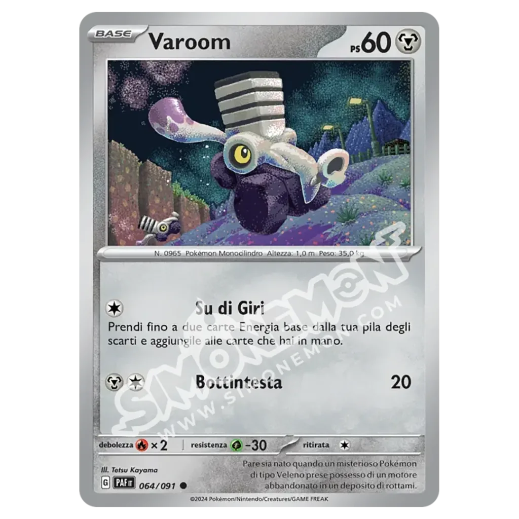 Varoom 064/91 Destino di Paldea Reverse (IT)
