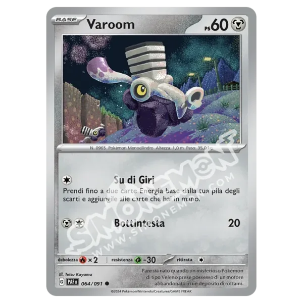 Varoom 064/91 Destino di Paldea Reverse (IT)